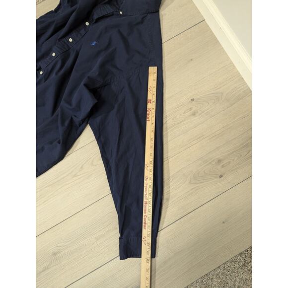 Ralph Lauren Blue Label Navy Blake Dress Shirt Pony Logo 100% Cotton Sz XXL - Picture 8 of 8